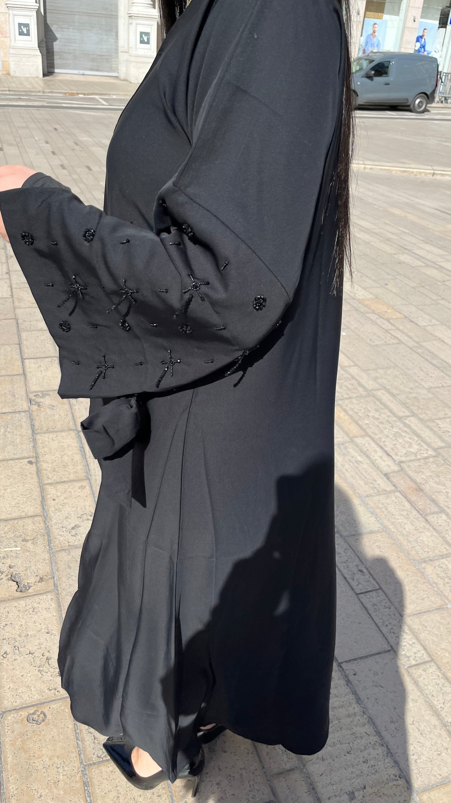 ABAYA NIHAD NOIR