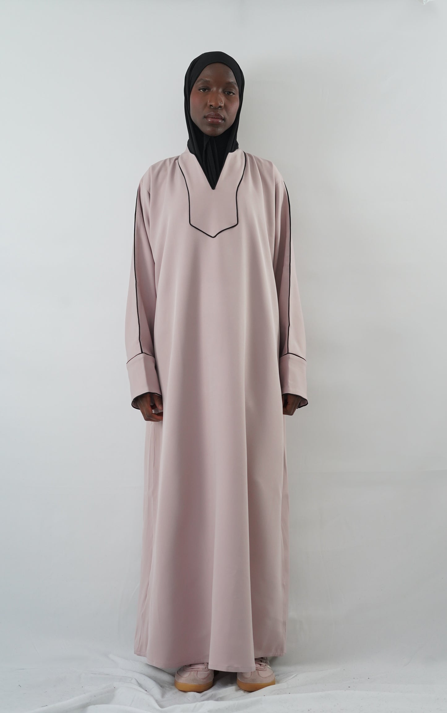 ABAYA HIZ Rose Nude