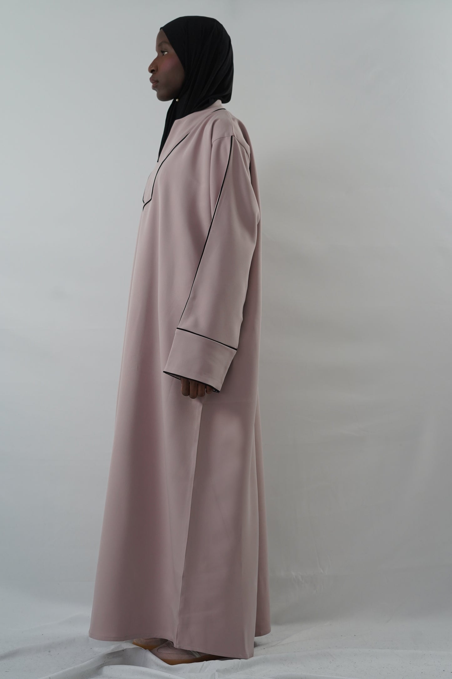 ABAYA HIZ Rose Nude